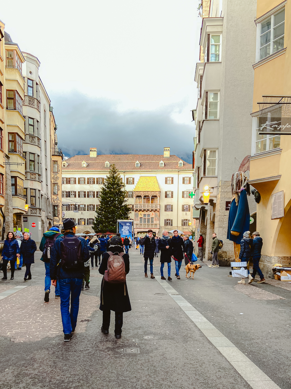 Wandelen door de straten van Innsbruck