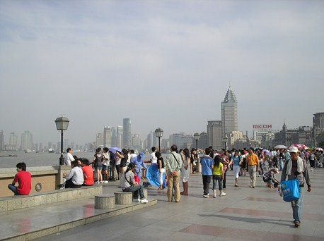 Wandelen in Shanghai