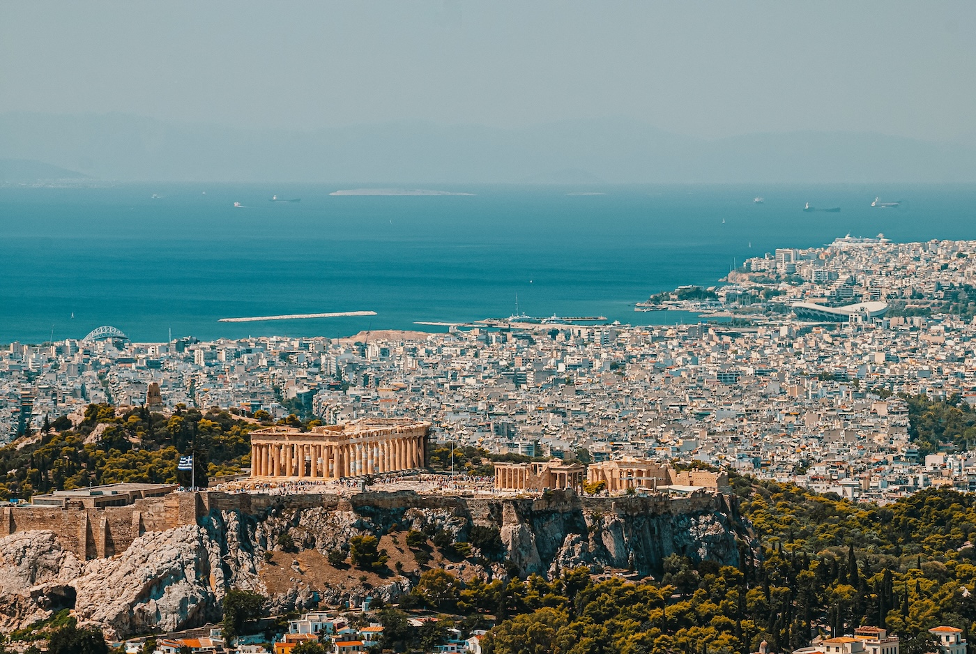 Wat te doen Athene, uitzicht