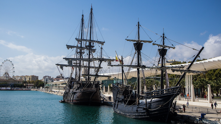 Wat te doen in Malaga boottocht oud schip