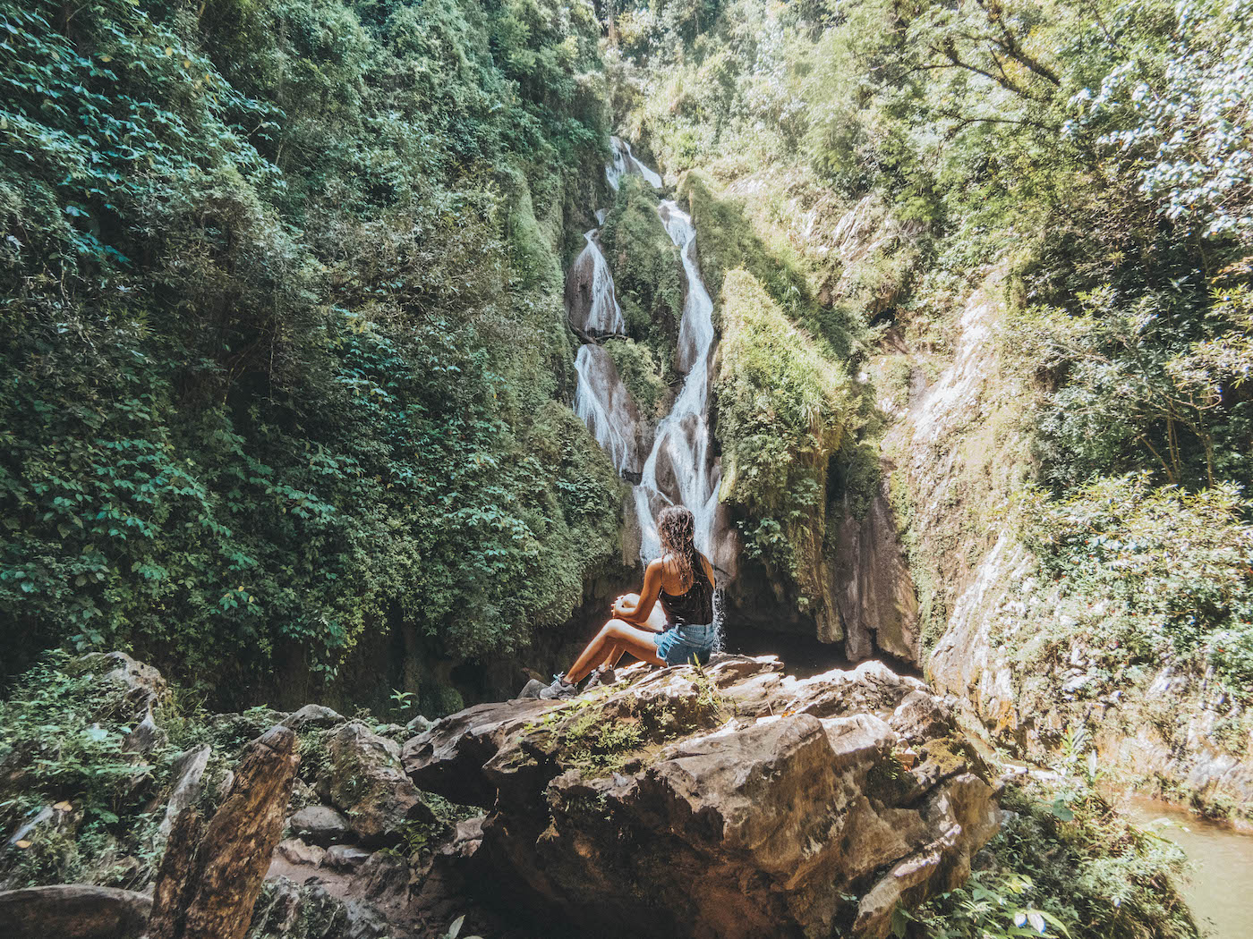 Waterval in Cuba dichtbij Trinidad