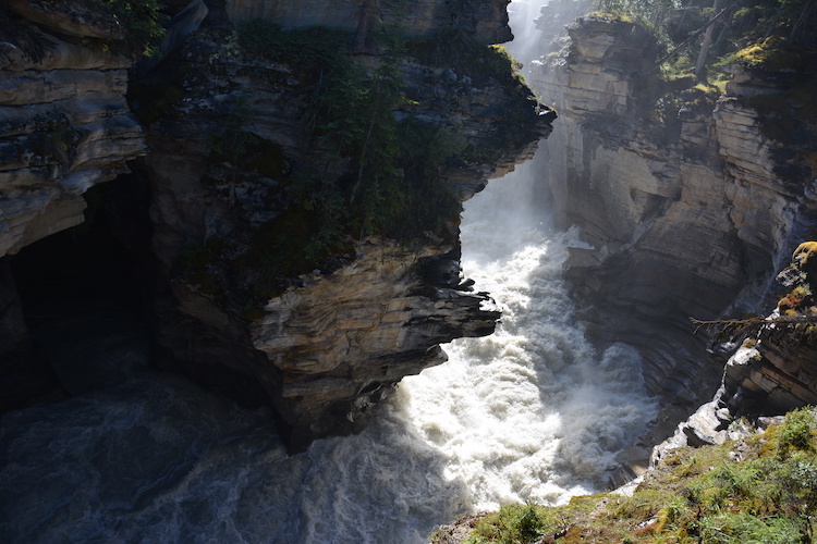 Waterval in West Canada athabasca falls