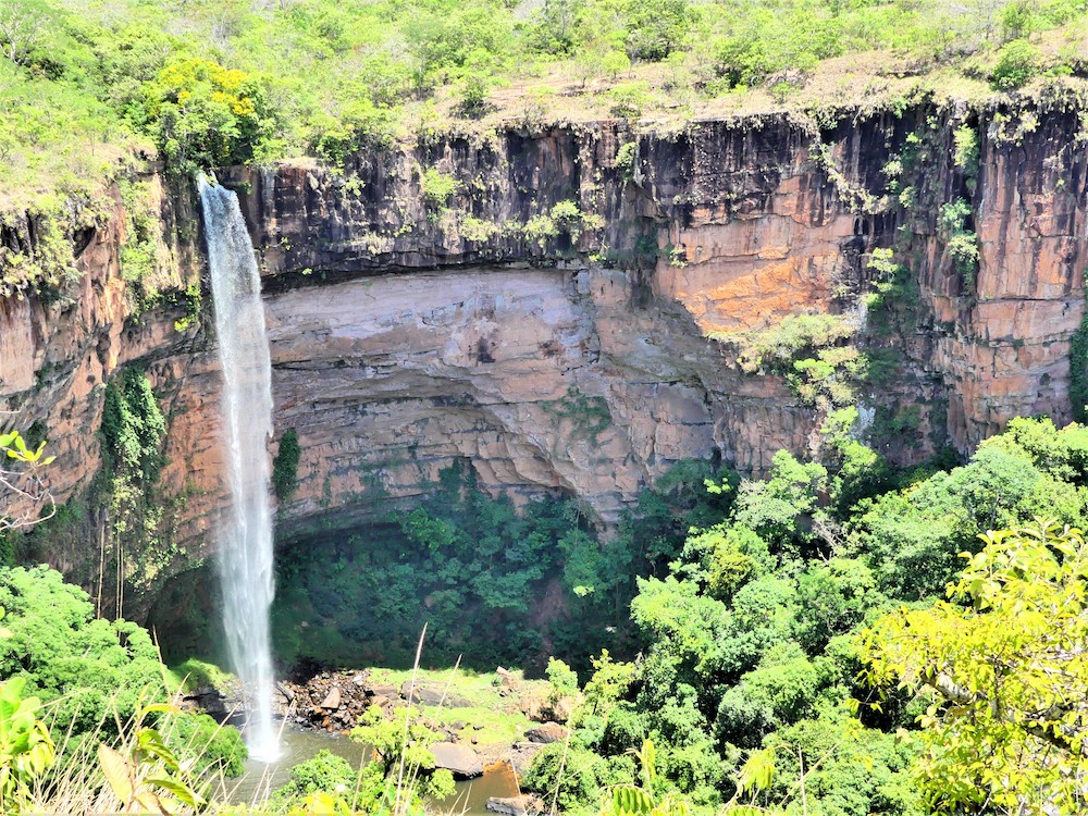 Waterval in de pantanal brazilie