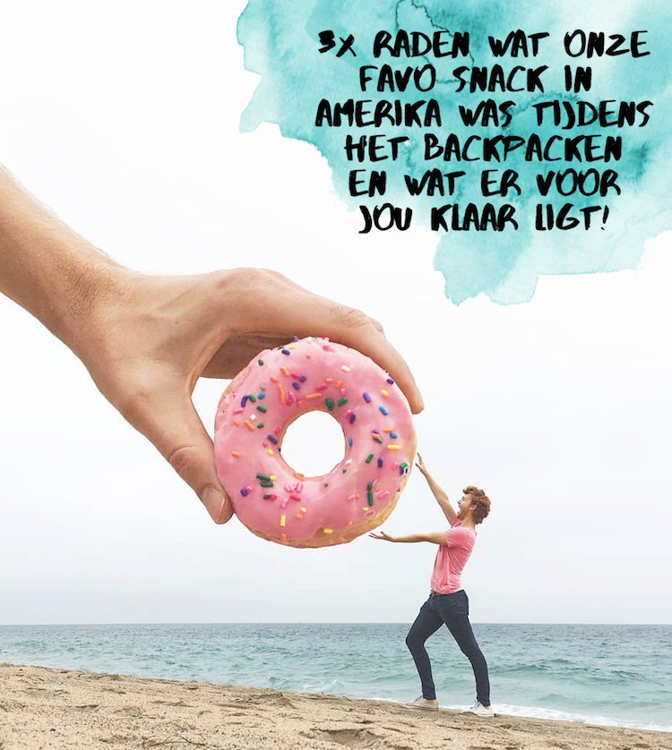 WeAreTravellers Event 6 oktober amerika snack backpacken dunkin donuts