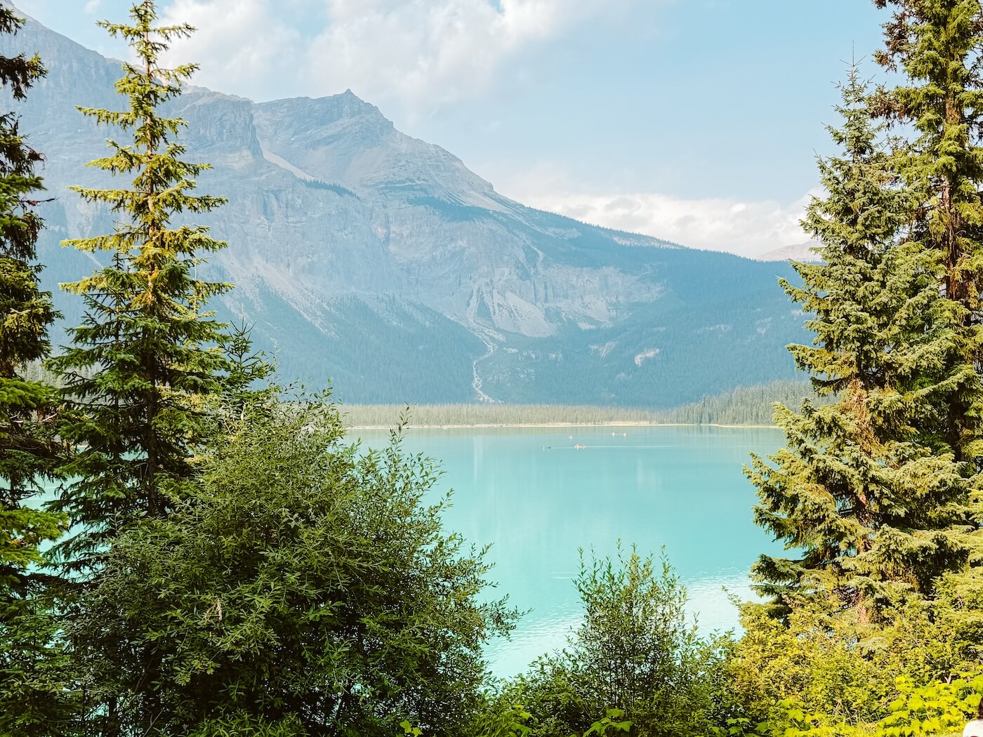 West-Canada camperreis, meer in Yoho