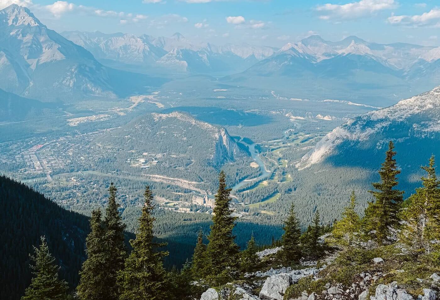 West-Canada camperreis, natuur Banff