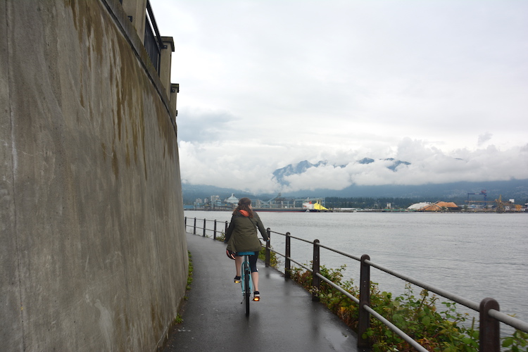 West Canada rondreis Vancouver fietsen Sea Wall