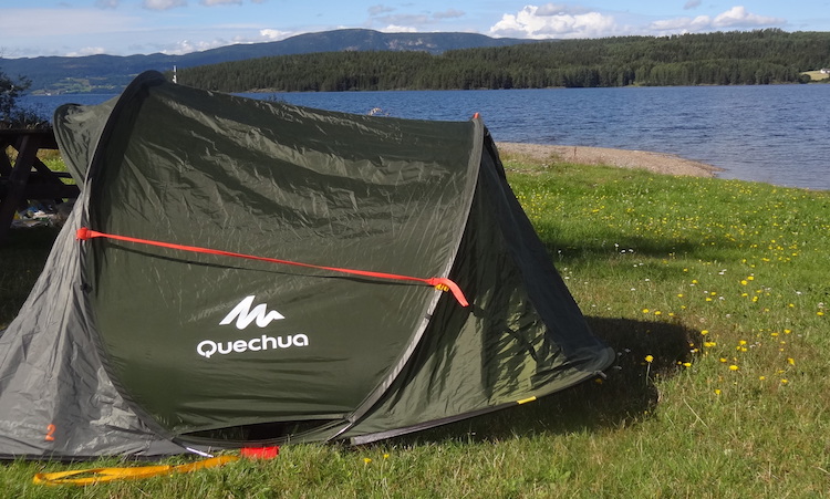 Wild kamperen tent