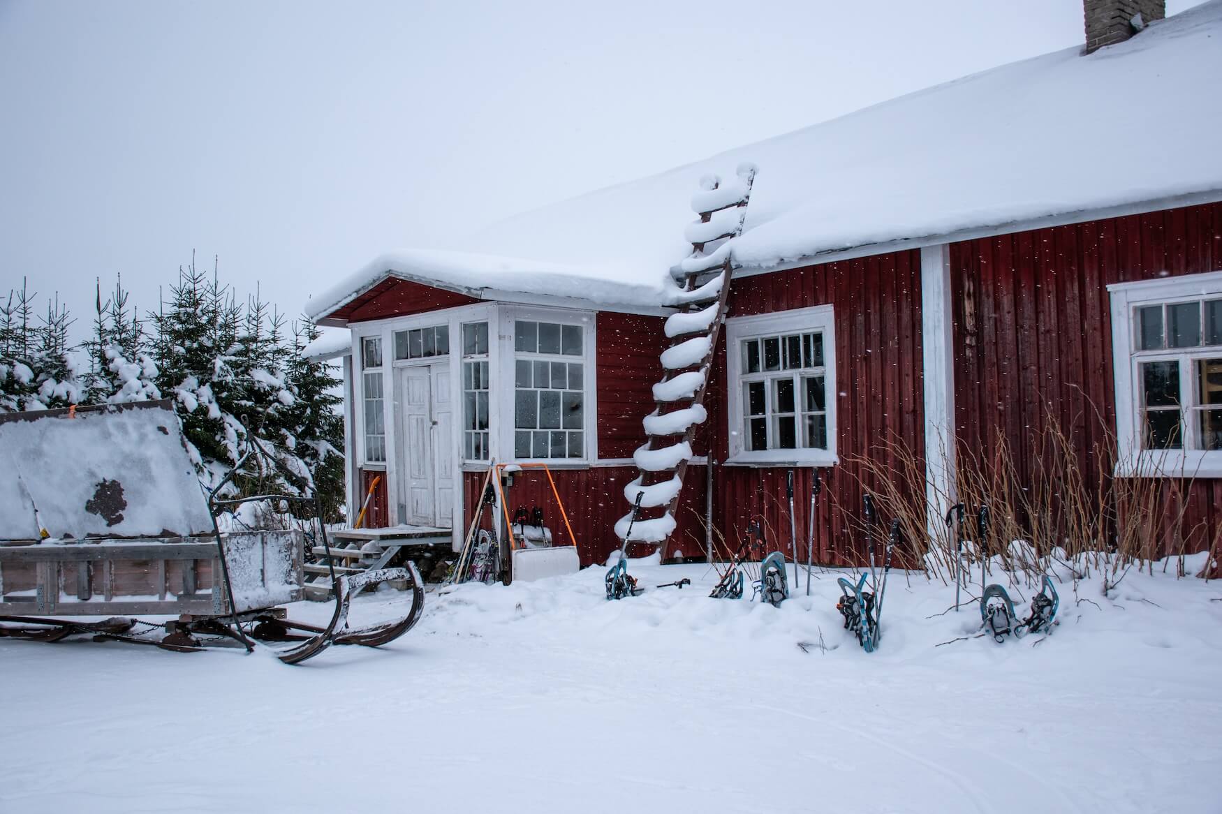 Wildernishut wandeltocht Sisutrek Kuusamo