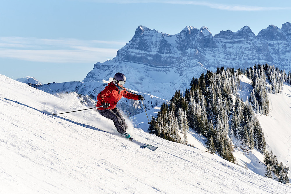 Wintersport Franse Alpen, Skiën
