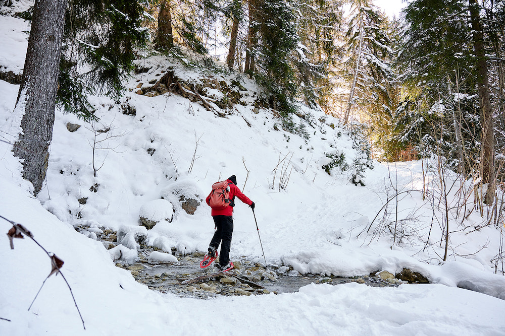 Wintersport Franse Alpen, sneeuwschoen avontuur