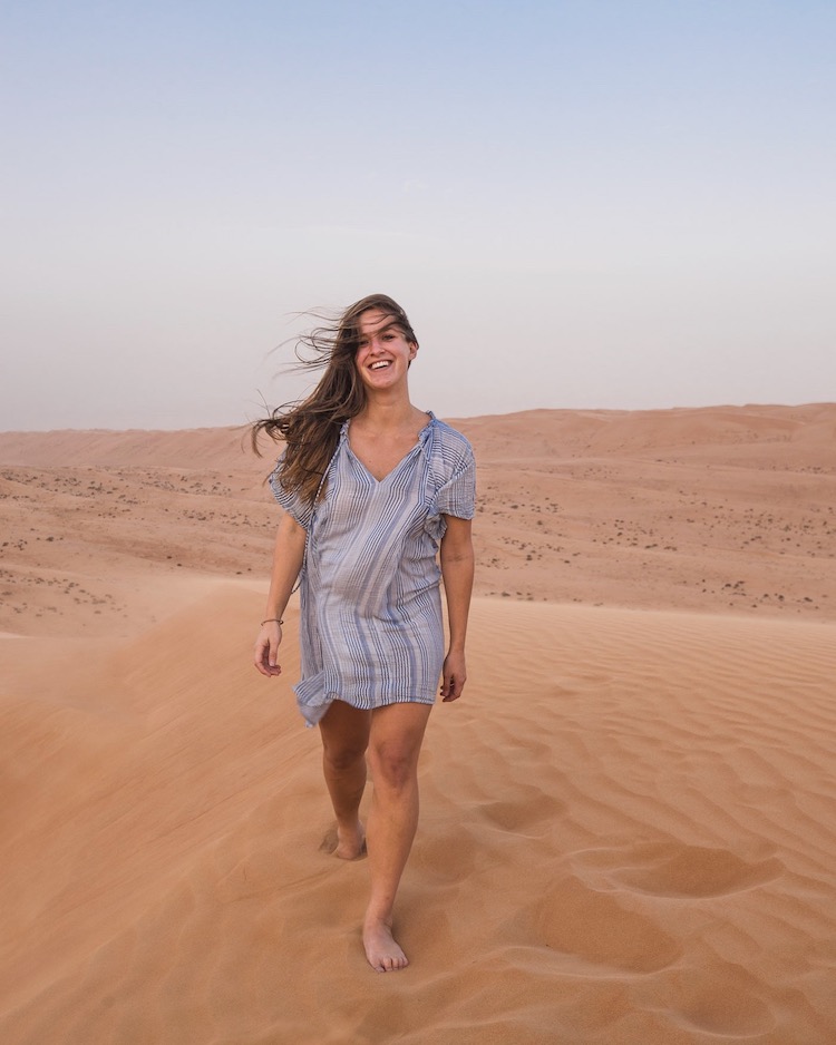 Woestijn Oman dune bashing duinen