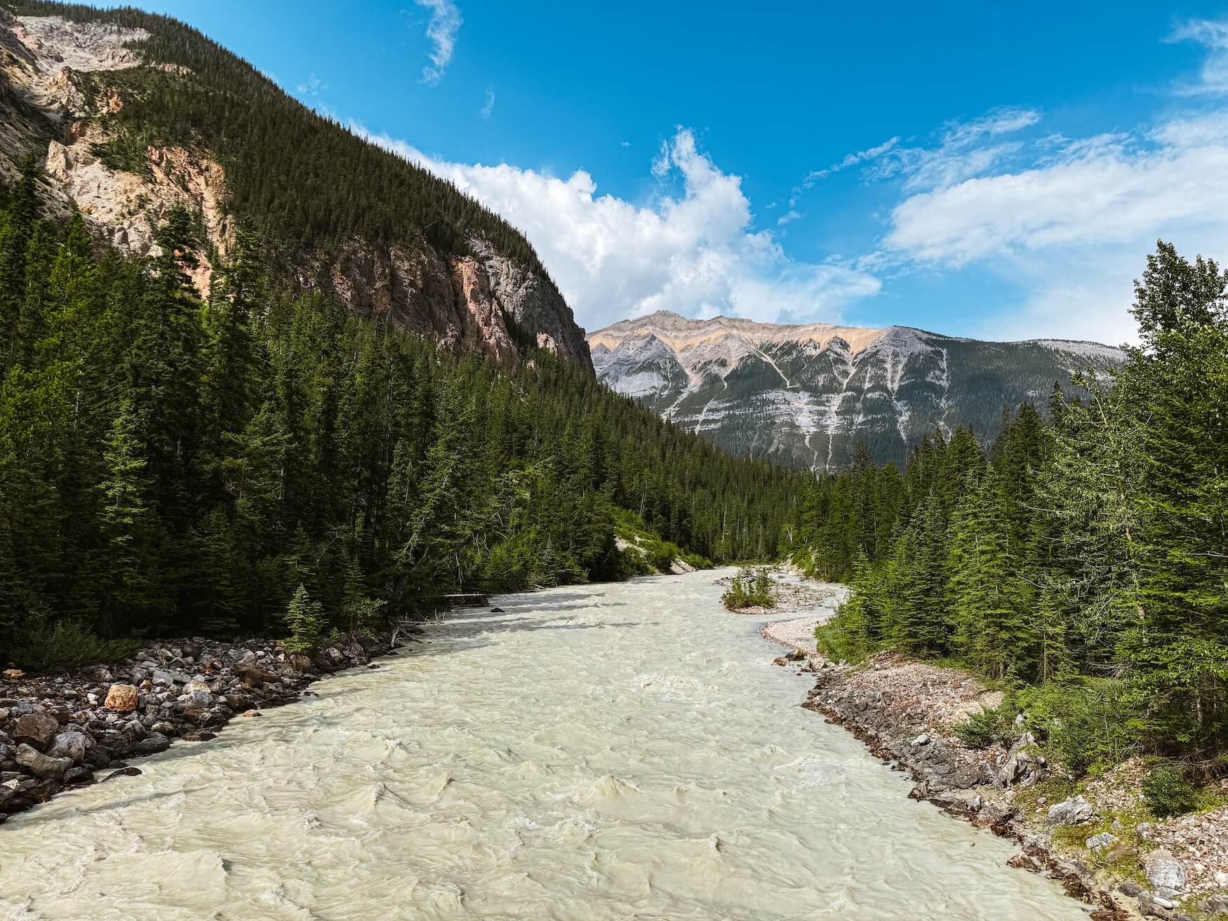 Yoho Kicking Horse rivier