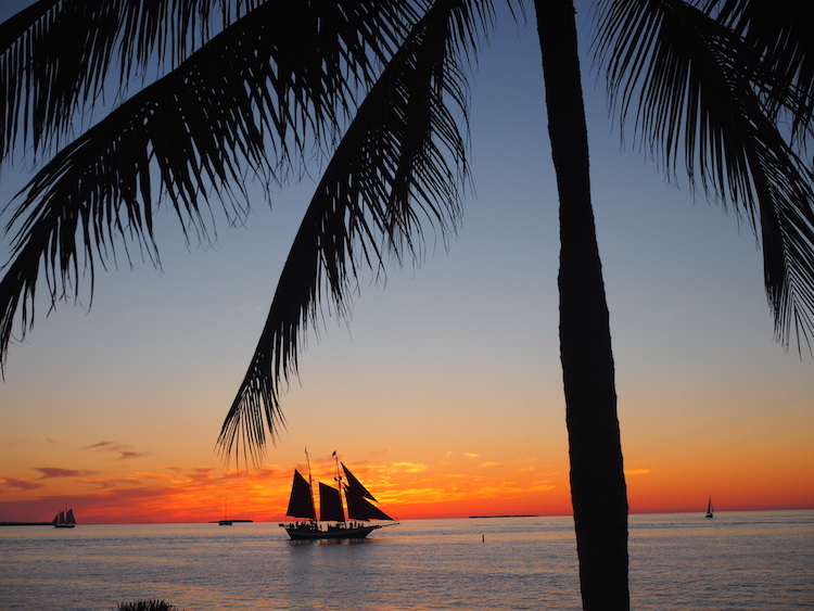 Zonsondergang florida keys sunset key