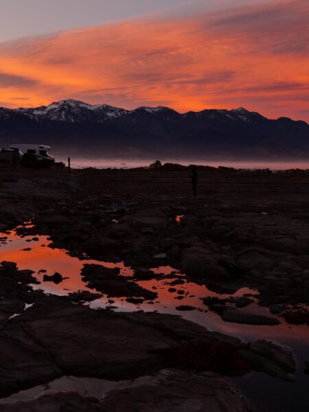 Zonsondergang Kaikōura