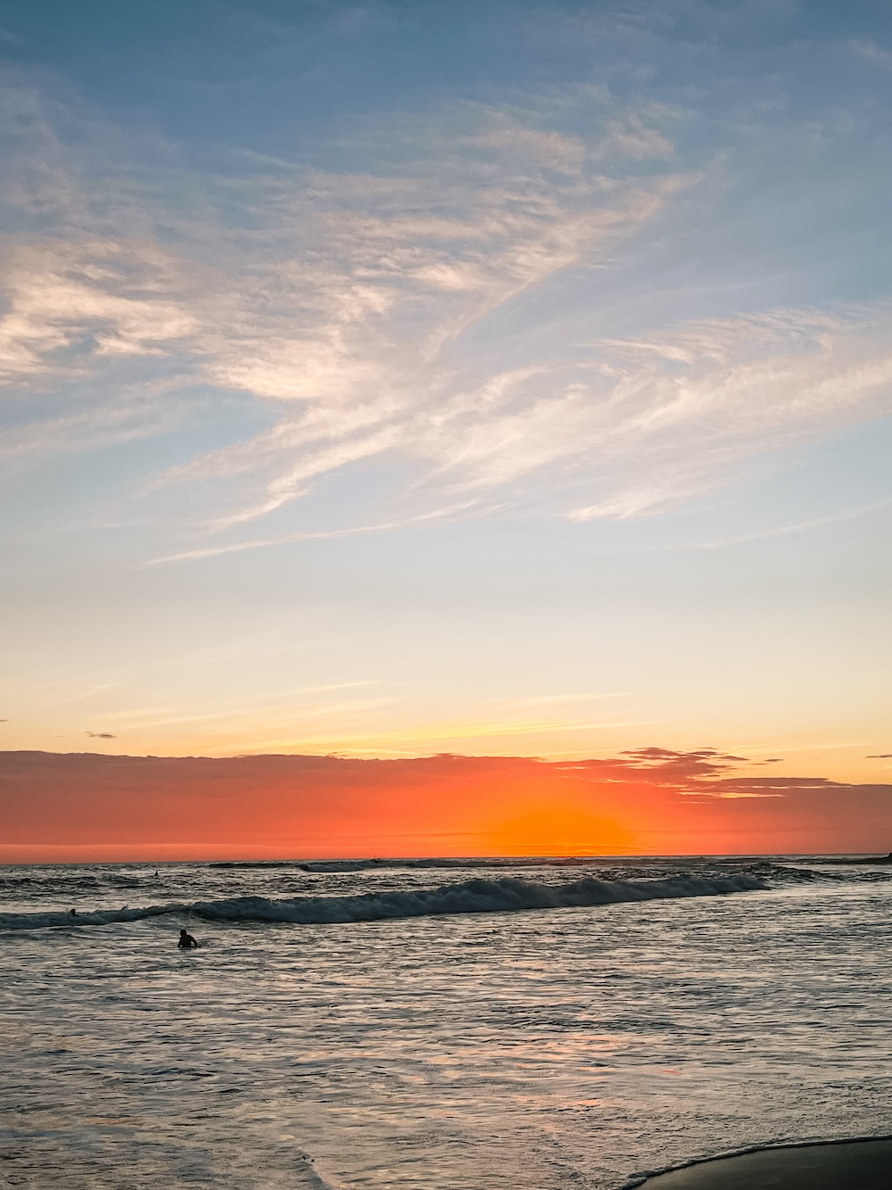 Zonsondergang kleuren, El Tunco