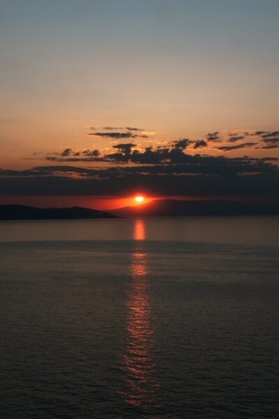 Zonsondergang viewpoint Alonissos