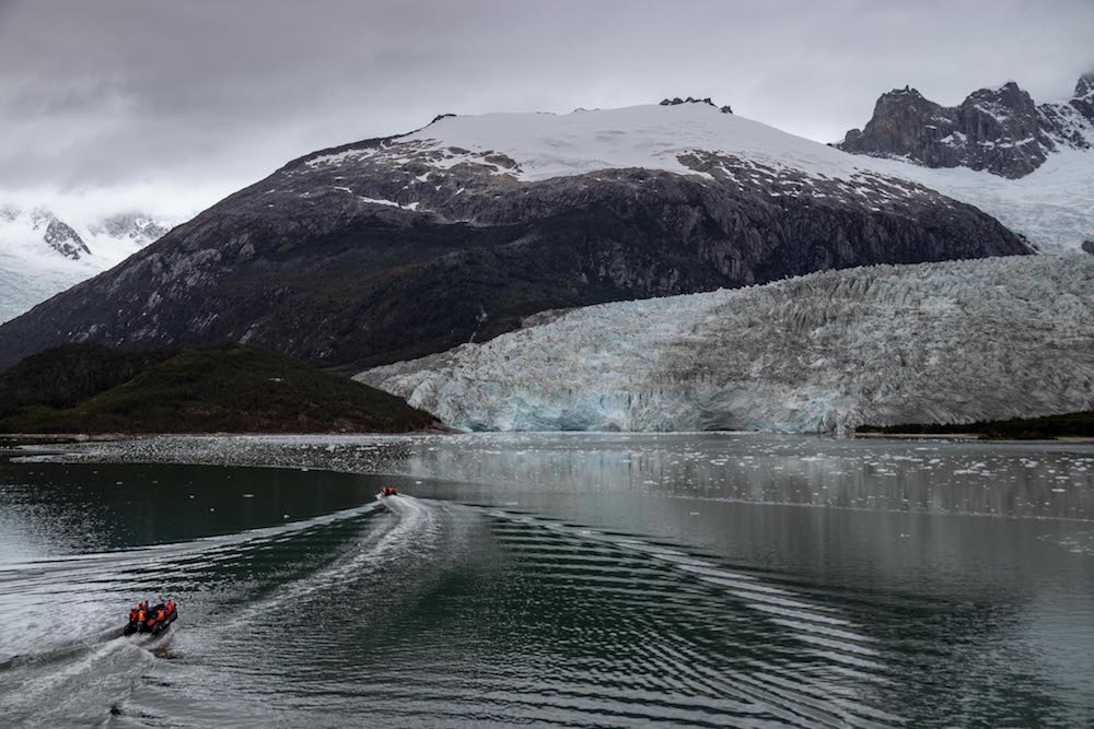 Zuid Patagonie cruise naar gletsjer