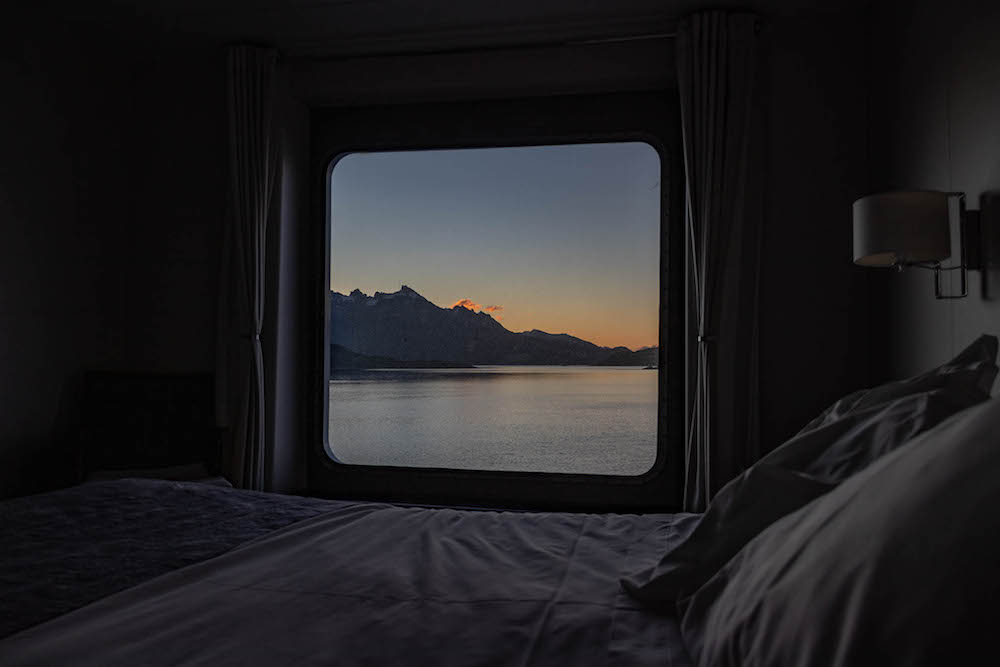 Zuid Patagonie vanuit je raam tijdens cruise