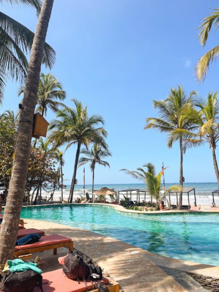 Zwembad Masaya hotel, Costeño Beach