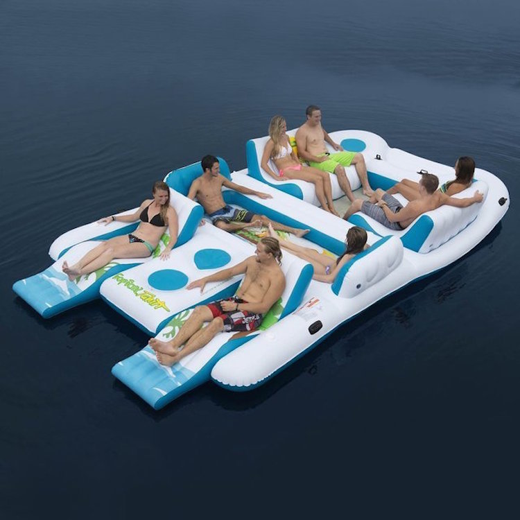 Zwembad speelgoed chill eiland
