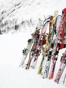 activiteit lapland skiën skis