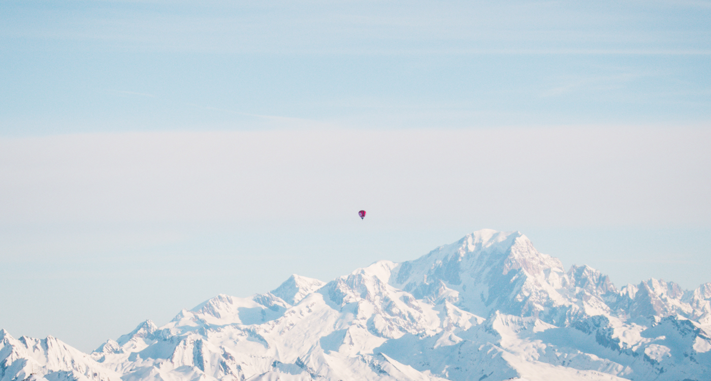 activiteiten in Val Thorens ballonvlucht