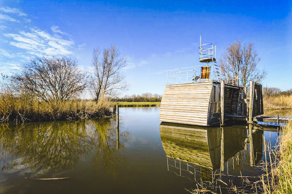 afgelegen huisje huren nederland Biesbosch