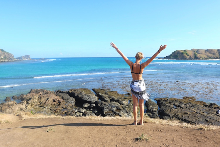 alleen backpacken in lombok indonesie