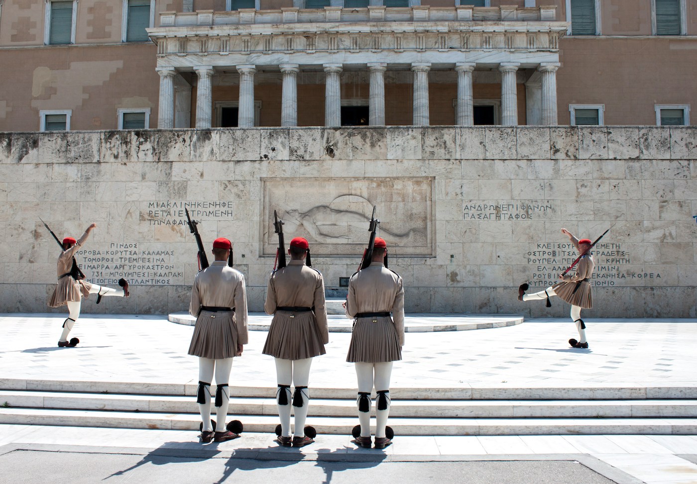 athene bezienswaardigheden wisseling van de wacht Syntagma