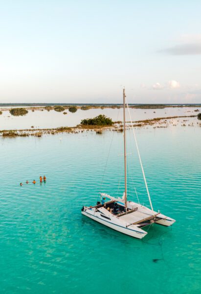 bacalar mexico zeilboot tocht