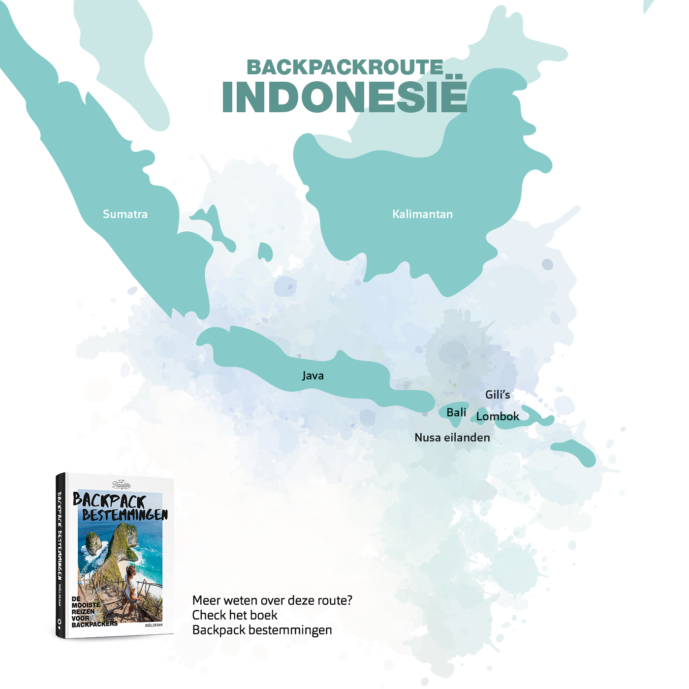 backpack route Indonesie boek backpack bestemmingen