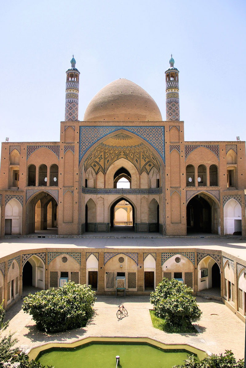 backpacken in Iran kashan