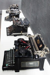 backstay hostel typewriters