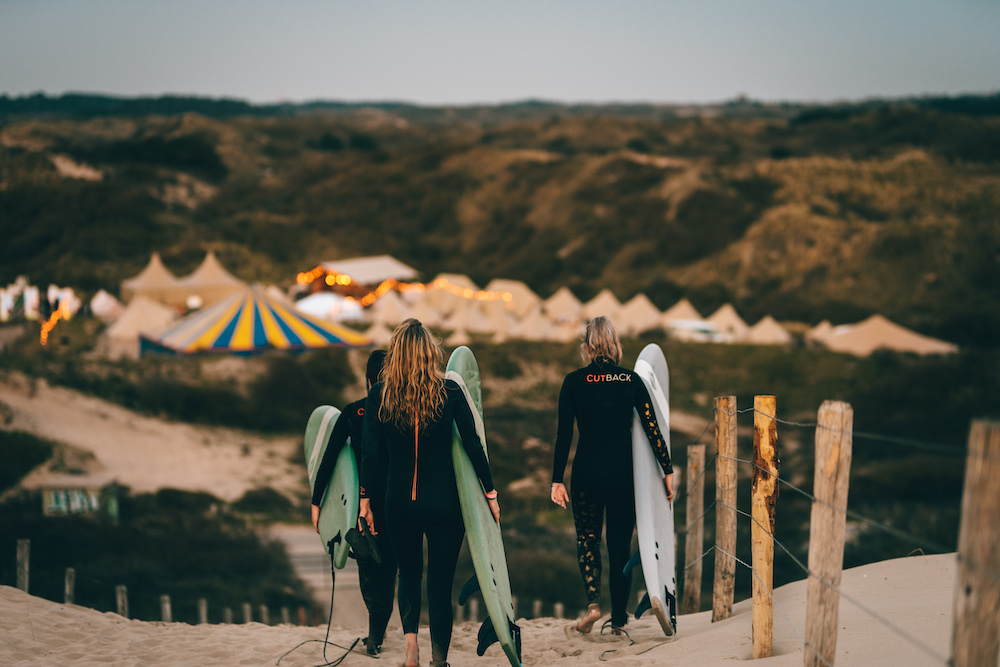 beach camp de lakens