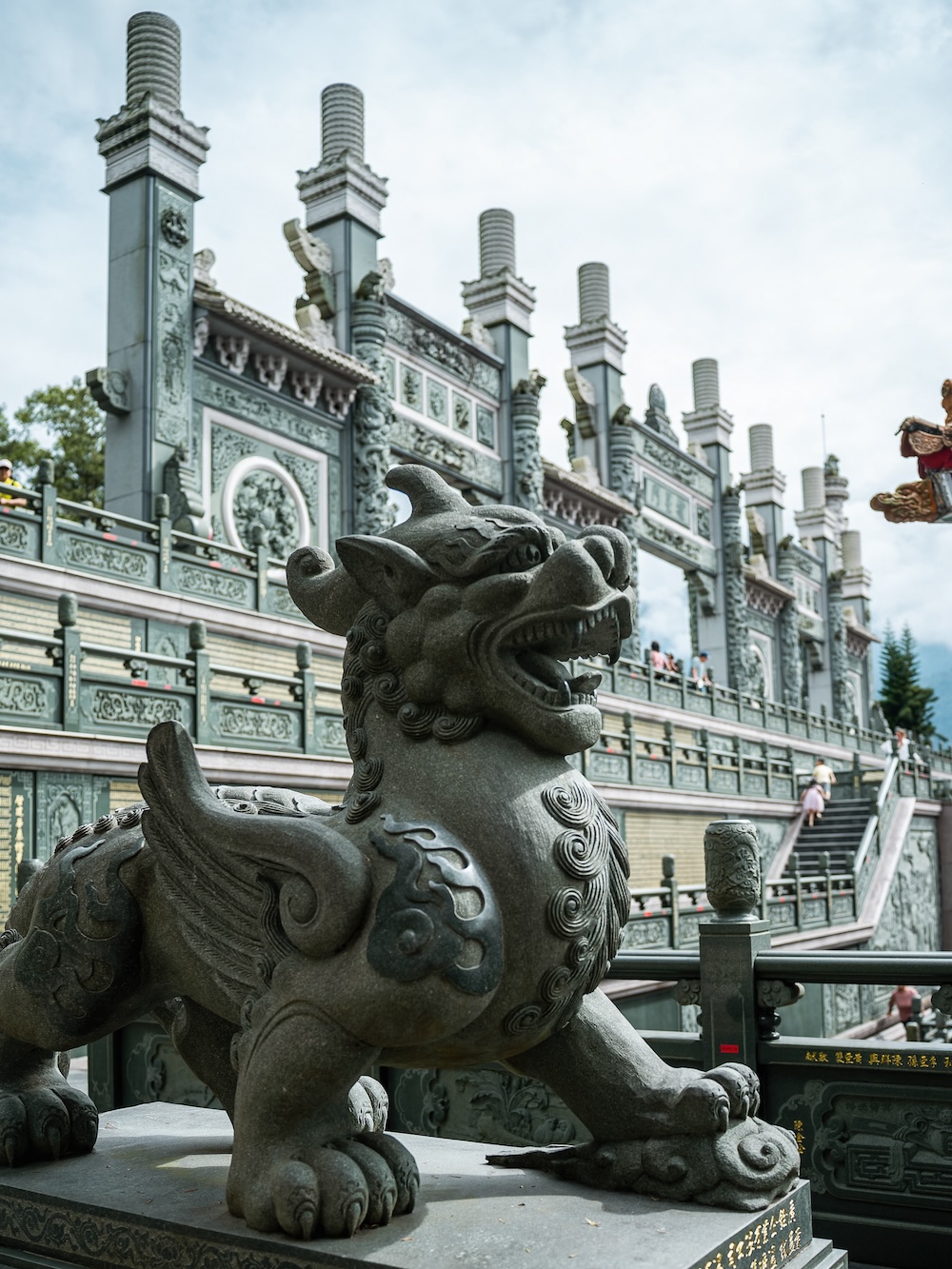 beeld bij Wenwu Temple