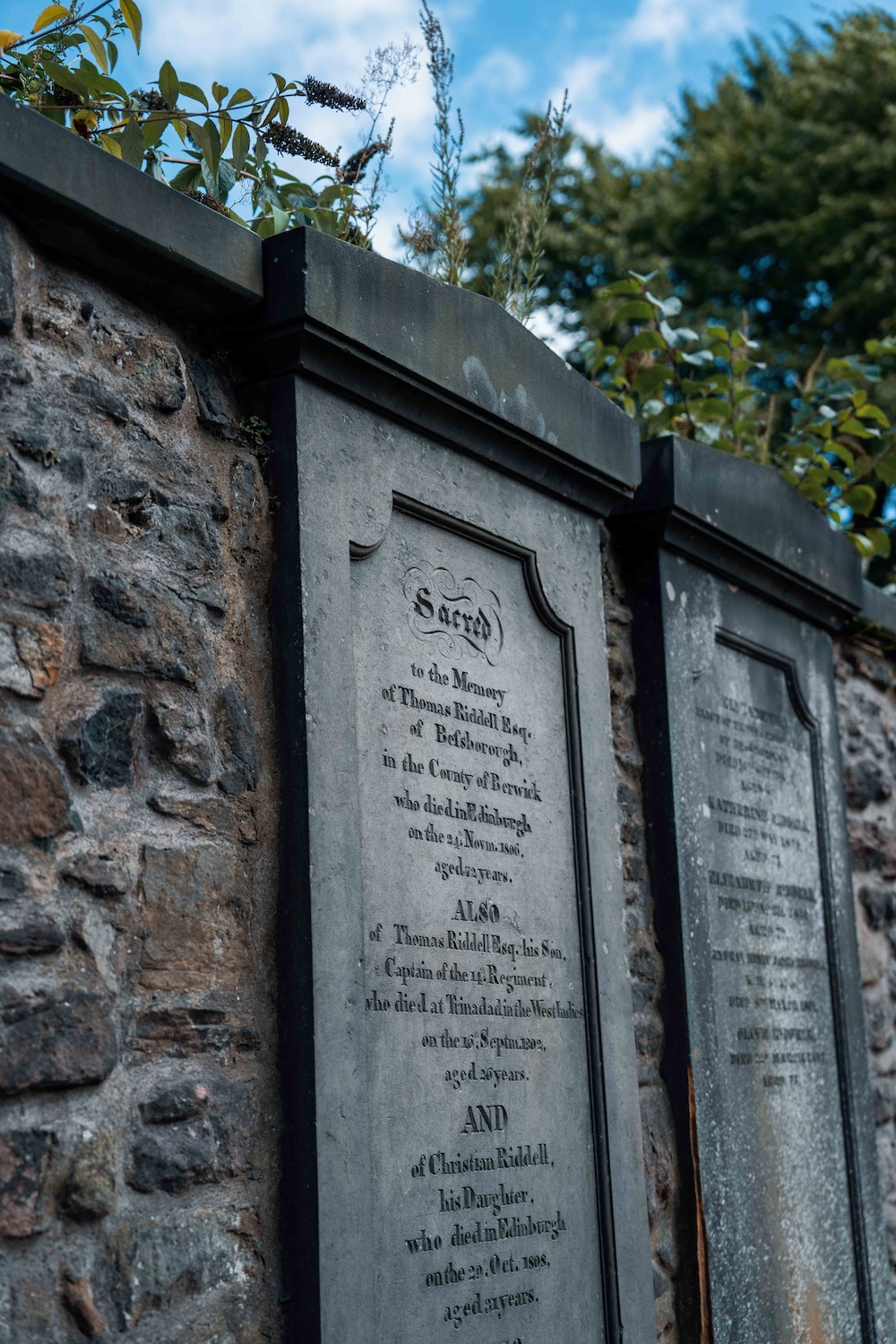 begraafplaats Edinburgh