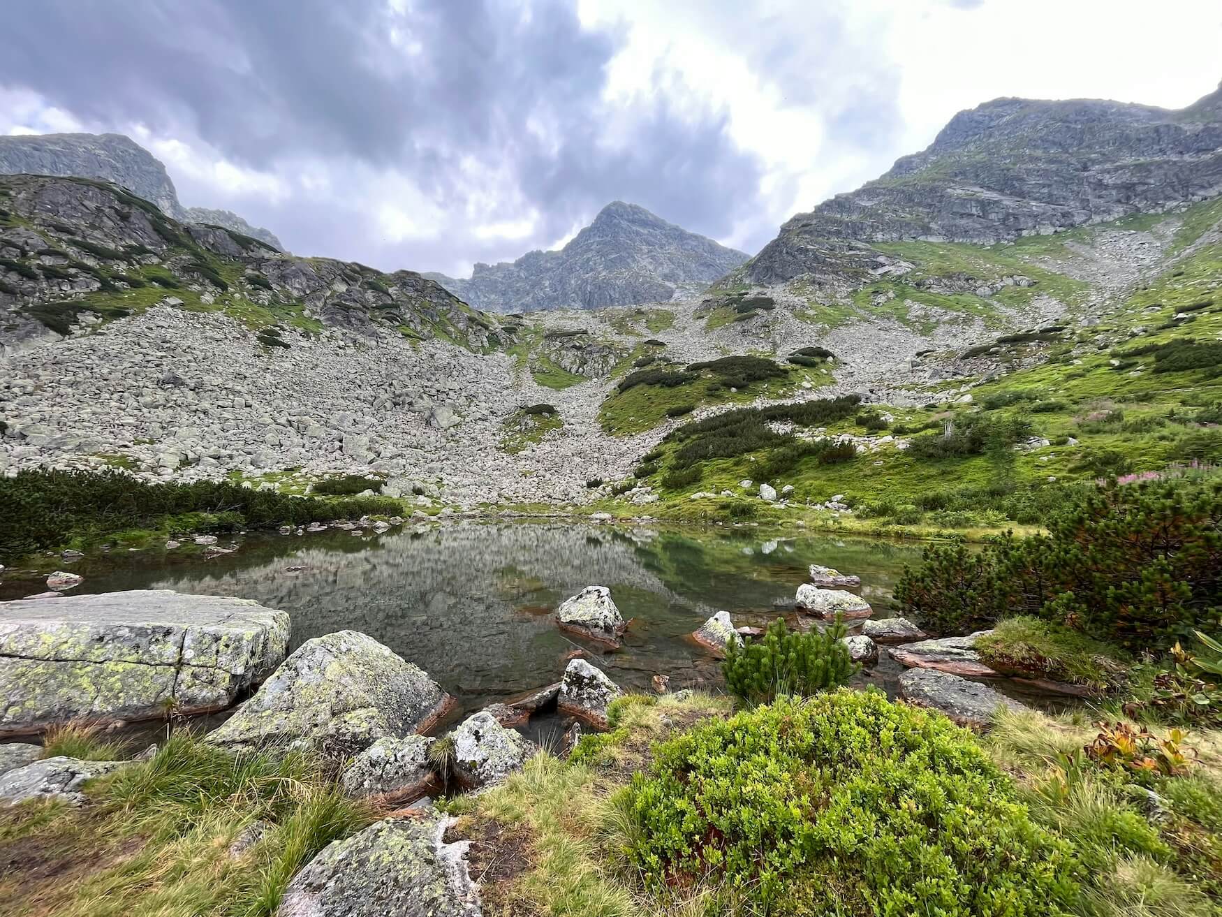 bergmeer in tatra, natuur polen
