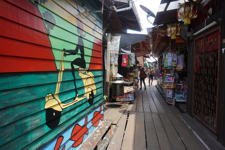 bezienswaardigheden penang maleisie street art chew jetty