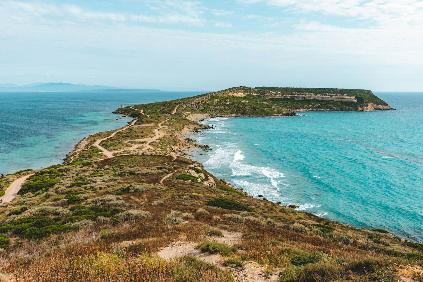 bezienswaardigheden sardinie Sinis schiereiland bij tharros