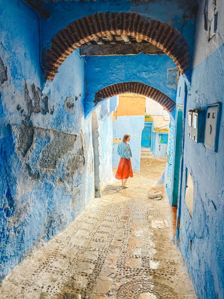 blauwe stad Chefchaouen marokko-2