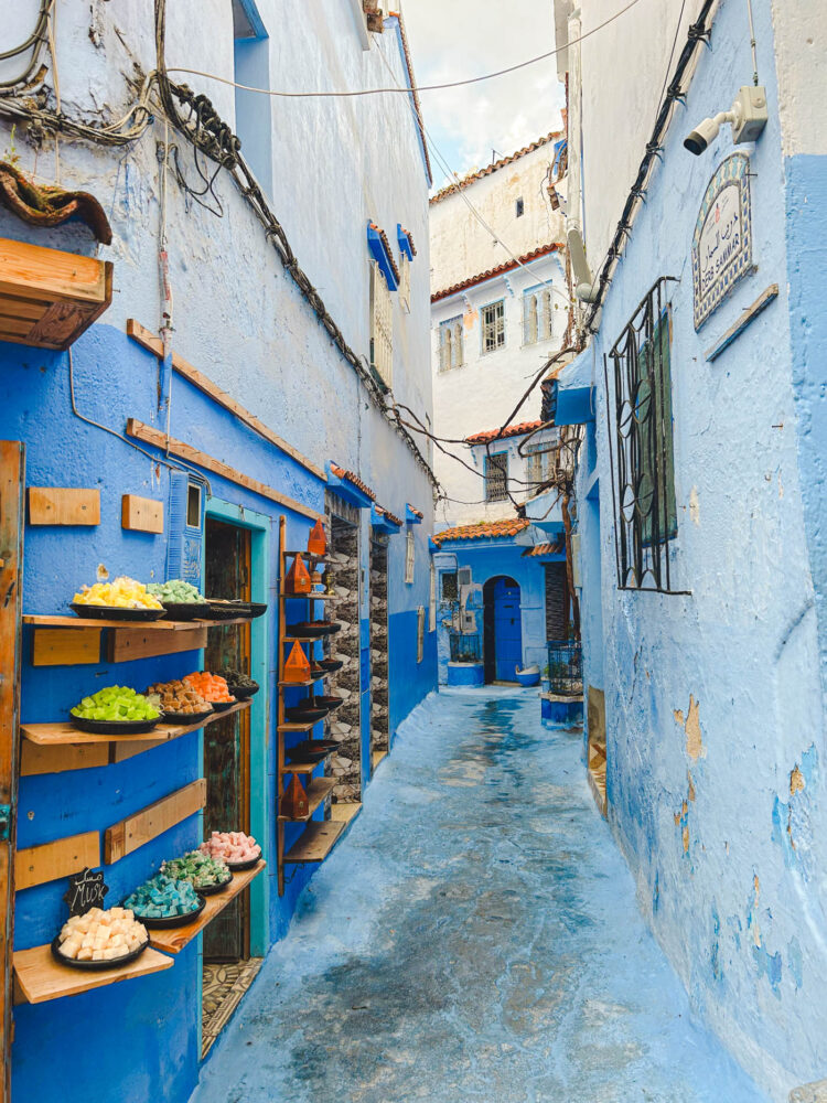 blauwe stad Chefchaouen marokko-6