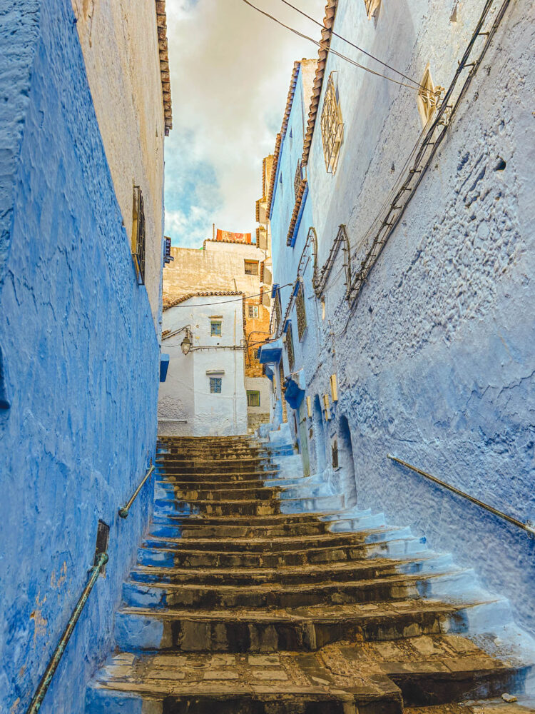 blauwe stad Chefchaouen marokko-7