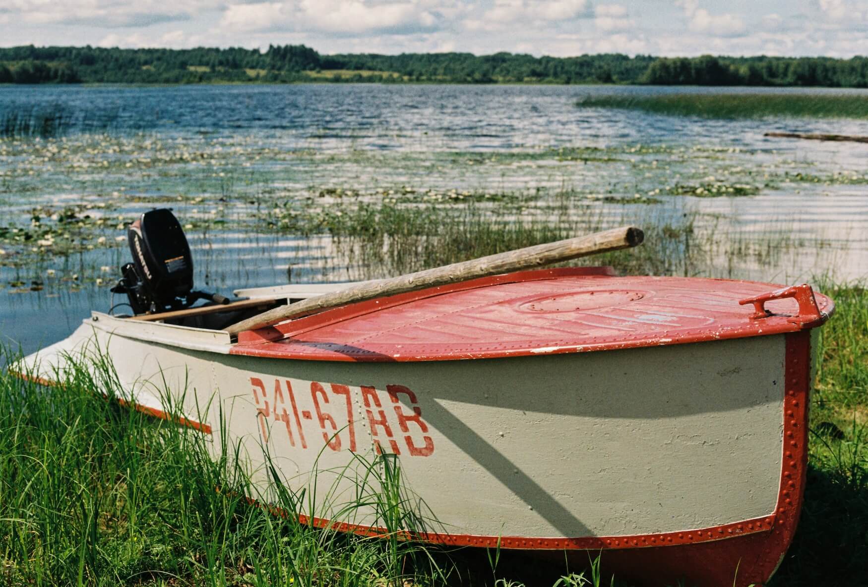 bootje en meer, Poleski natuur polen