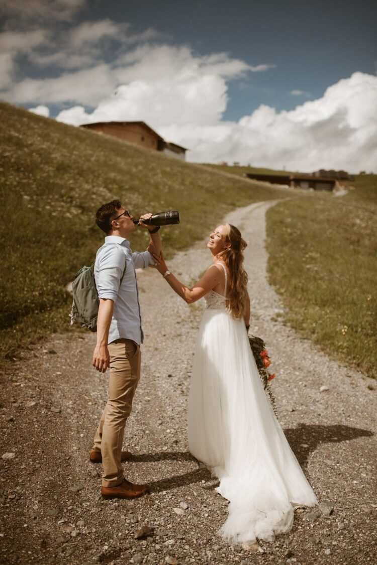 bruidspaar, Elopement wedding