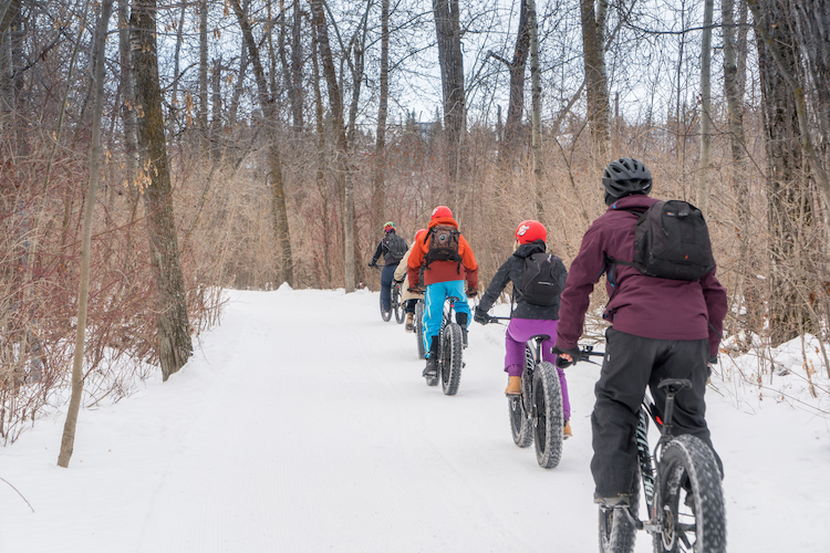 canada in de winter fatbike winterreis