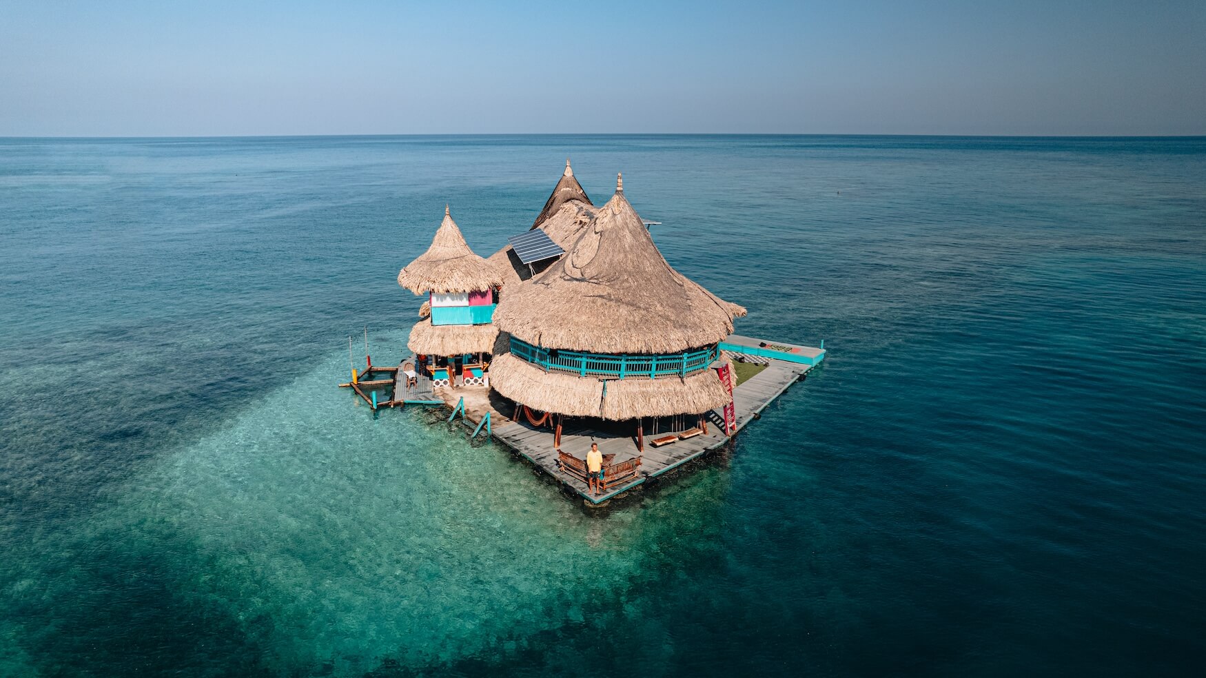 casa en el agua, Reisroute Colombia 4 weken