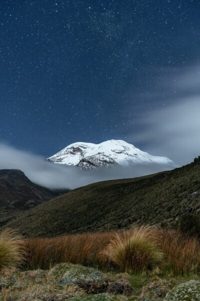 chimborazo vulkaan in ecuador