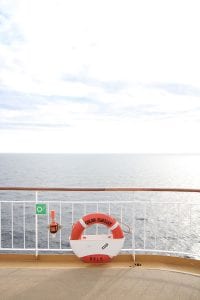color line naar noorwegen Boot uitzicht