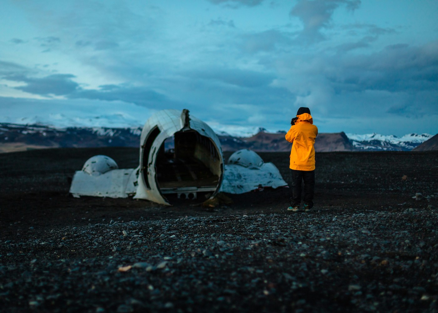 dc3 vliegtuigwrak in ijsland